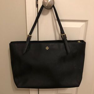 Tory Burch - Black Emerson leather Tote